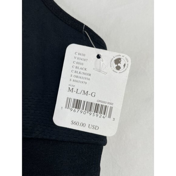 New Free People Sleeveless Short Romper size M/L Black - Picture 3 of 7